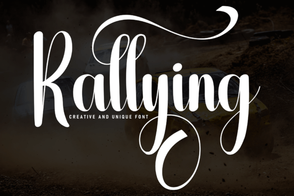 Discover Rallying: A Handwritten Font That Elevates Modern Design