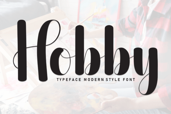 Discover the Hobby Font: A Handwritten Script for Authentic Design