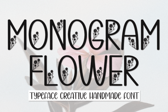Monogram Flower: A Touch of Elegance for Your Design Projects