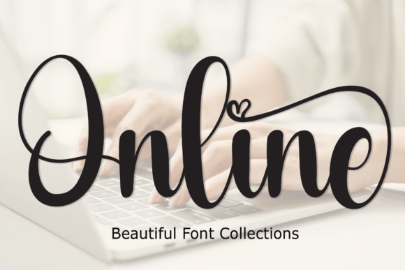 Online: A Handwritten Font That Elevates Modern Design